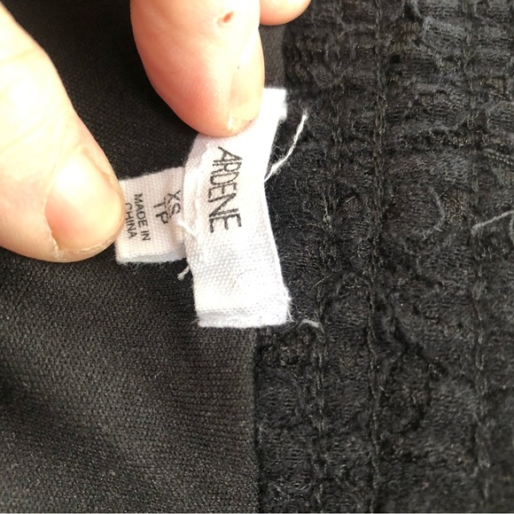 Ardene Black Lace Shorts size exsmall- dress them up or down. Preloved - Picture 4 of 6